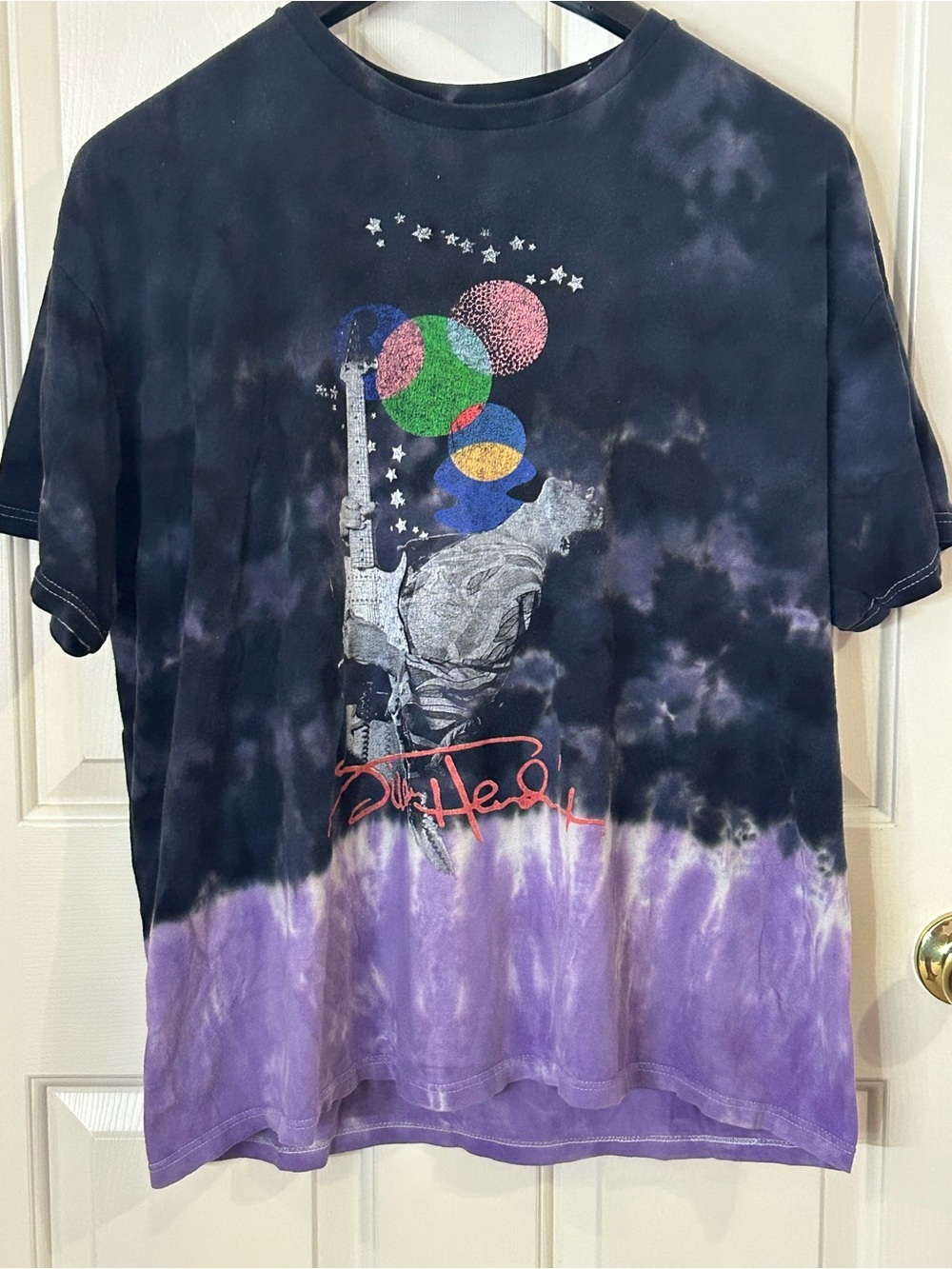 Jimi Hendrix Tie Dye T Shirt XL Authentic Hendrix Graphic Rock Band Tee